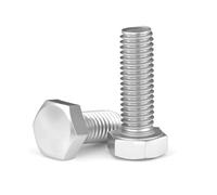 Tornillos hexagonales externos DIN933 M3 M4 M5 M6 M8 M10 M12 for máquinas de metalurgia, acero inoxidable 304, rosca métrica hexagonal(70mm,M6(15pcs))