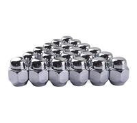 tornillos llanta Compatible con Subaru para Ascent 2019 para BRZ 2013-2019 Tuercas de rueda M12x1.25 cromadas, 12x1.25 mm, 3/4 hexagonales, 19 mm