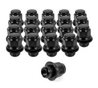 tornillos llanta Compatible Con Toyota Para Avalon Para Camry Para Highlander Para Prius Para Sienna Medidas M12x1.5 13 16" Hexágono 21 Mm 1.46 X 1.18 Pulgadas Tuercas Rueda Negras