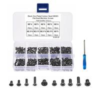 Tornillos M2,M2 M2.5 M3 Tornillos de Ordenador,Tornillos para Computadora Portátil, Tornillos Phillips de Cabeza Plana, Set di viti M2, set di viti per PC, viti per scheda madre,