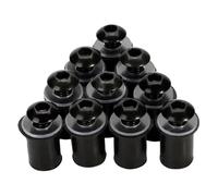 Tornillos M5*16 5 Mm Motocicleta Kits Montaje Carenado para CBR 600 F4i para CBR1000RR para CB400 VFR800(Negro)