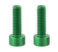 Tornillos M5 x 15 mm para jaula de botella de agua, pernos de aleación de aluminio 6061 para bicicleta plegable de carretera, montaña, paquete de 2 cierres anodizados