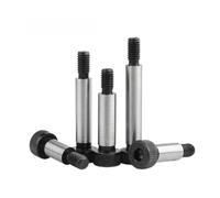tornillos metálicos 1 Uds M5 M6 M8 grado 12,9 aleación acero hexagonal tapa cabeza hombro rodamiento de rodillos tornillo(40mm,M5 shoulder dia 6mm)