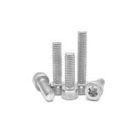 Tornillos metálicos 10/20 Piezas M2 M2.5 M3 M4 M5 304 Tornillos de Cabeza Torx de Seis lóbulos de Acero Inoxidable Tornillos de Cabeza Hueca Torx (Size : M3x12mm, Color : 20Pcs)