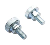 tornillos metálicos 2-5 uds M3 M4 M5 acero al carbono galvanizado cabeza de paso alto apretar tornillo de pulgar perno cortina pared cerradura de vidrio ajuste de tornillo de pulgar(6mm,M4-5pcs)