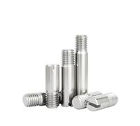 tornillos metálicos 3 pasadores cilíndricos con ranura externa, rosca exterior, M3, M4 y M5, de acero inoxidable 304.(30mm,M5-3PCS)