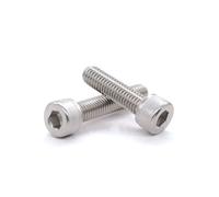 Tornillos metálicos 50 uds. Tornillos de cabeza hexagonal de acero inoxidable 304 pernos de cabeza avellanada rosca 0#-80 1#-64 2#-56 3#-48 4#-40 5#-40 6#-32(3/16", 2-64)