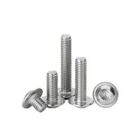 tornillos metálicos Tornillos de cabeza hexagonal de acero inoxidable 304, con collar, M3 y M4, con arandelas, 20 o 30 unidades(40mm,M3-30pcs)