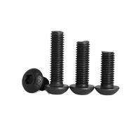 tornillos metálicos Tornillos de cabeza hexagonal redonda de 10 a 20 piezas, M4, M5 y M6, grado 10.9, ISO7380(14mm,M5 (10pcs))