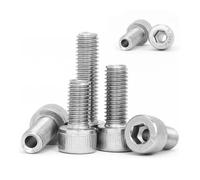 tornillos metálicos Tornillos de cabeza hueca hexagonal de acero inoxidable 304, con orificios huecos pasantes y salida de aire, M4-M20, 1-10 unidades(M5x10x2.2mm-4pcs)