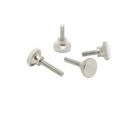 Tornillos moleteados M2, M2.5, M3, M4, M5 y M6. Pernos de empuñadura de acero inoxidable 303. Longitud: 3-35 mm.(10pcs,M2 x 6 mm)