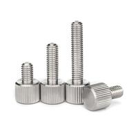 Tornillos moleteados, Tornillo manual de cabeza moleteada con pulgar acero inoxidable 304