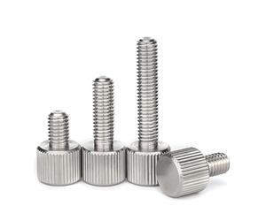 Tornillos moleteados, Tornillo manual de cabeza moleteada con pulgar acero inoxidable 304