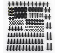 Tornillos moto Compatible Con FZ16 Para 2008 2009 2010 2012 2012 2013 2014 2015 2016 2017 2018 Kit Bulloni Carenatura Accessori Moto Set Viti(Black)