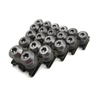 Tornillos moto Compatible Con Yamaha Para Aerox155 Mt03 Yz125 Fz8 Xsr700 20pcs Motocicleta Para Custom Carenado Cuerpo Tornillo Tornillos Tuercas Kit M6