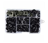 Tornillos moto Compatible Con Yamaha Para Tenere 7 Para XTZ700 Para Tracer 9 GT 195Pcs Carenado Motocicleta Para M5 M6 Tornillos Aluminio Kit Tuerca Clips(Black)
