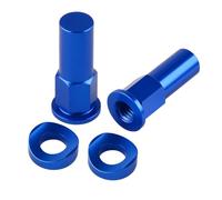 Tornillos Moto Compatible Con Yamaha Universal 8x1.25mm Neumático Motocicleta Tornillo Abrazadera Llanta Bloqueo Tuerca Espaciador Kit Motocicleta Tornillos Sujetadores(Blue)
