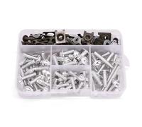 Tornillos moto Para VFR750 VFR800 VTR1000F CBR125R CBR300R 175PCS Moto Carenado Cuerpo Pernos Kit Sujetador Clips Tornillo Tuercas