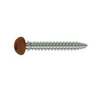 Tornillos MUSTAD Framex para PVC - Cabeza avellanada reducida Torx - Ø6 x 70 mm - Caja de 100 - Chromiting - lacado marrón - SP305A60070034C
