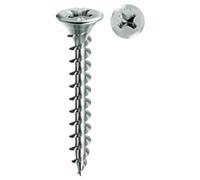 Tornillos MUSTAD Framex para PVC - Cabezal avellanado reducido Philips - Ø4,3 x 25 mm - Caja de 1000 - Chromiting - SP241A430250C8C