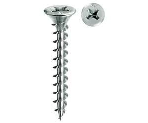Tornillos MUSTAD Framex para PVC - Cabezal avellanado reducido Philips - Ø4,3 x 25 mm - Caja de 1000 - Chromiting - SP241A430250C8C