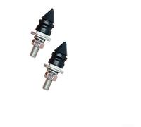 Tornillos para acero Carbono para m6 Pagoda para Matrícula Vehículo(Black)