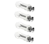 Tornillos para Asiento de Inodoro,4 PCS Tornillos de Expansión Tapa WC Fijaciones para Asiento de Retrete Tornillos para Accesorios de Inodoro para Montar y Fijar Todas las Tapas de Inodoro