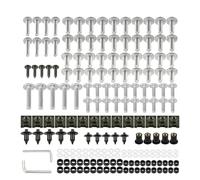 Tornillos para Carenado De Parabrisas Motocicleta para Ducati 848 EVO/Superbike 999 999R 999S Superleggera V4 Unica Kit Y Piezas Tornillos De Montaje Carrocería(Plata)