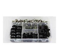 Tornillos para Carenado Kit De Pernos De Carenado para Motocicleta para B&MW R1250RT R1200RT 2014-2024, Pernos De Carrocería, Clips De Fijación, Tornillos Y Tuercas. Tuercas Y Tornillos(Plata)