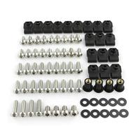 Tornillos para Carenado Kit De Tornillos Y Tuercas para Carenado De Motocicleta para B&MW K1200GT /LT K1200S K1300S /R R1200ST R1250RT R1200RT S1000RR Tuercas Y Tornillos(Plata,X-3)
