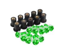 Tornillos para Carenado Kit De Tornillos Y Tuercas para Carenado De Motocicleta para H&Onda Africa Twin CRF1100L CRF1000L CRF 1000 1100 L XRV750 XRV 750. Tuercas Y Tornillos(Verde)