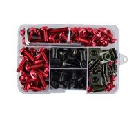 Tornillos para Carenado Tornillos De Carenado para B&MW S1000RR, S1000R, S1000XR, M1000RR, S 1000 RR, S1000 R, XR, Nine T, R-nineT, HP4. Tuercas Y Tornillos(Rojo)