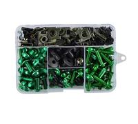 Tornillos para Carenado Tornillos De Carenado para Motocicleta para H&Onda CRF1000L, CRF1100L, Africa Twin, CRF 1000L, 1100L, ST1100, Pan European, ST1300 Tuercas Y Tornillos(Verde)