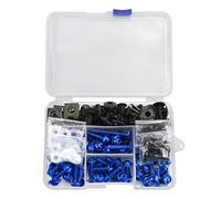 Tornillos para Carenado Tornillos Y Pernos para Motocicleta para K&awasaki ZX6R ZX7R ZX9R ZX10R ZX12R Y ZX14R Kit De Pernos De Carenado Y Tuercas para Parabrisas Tuercas Y Tornillos(Azul)