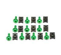 Tornillos para Carenado Tornillos Y Tuercas para Carenado De Motocicleta De 6 Mm para H&Onda para CBR 600 F2 F3 F4 F4i, para CBR900RR para CBR1000RR Tuercas Y Tornillos(Verde)