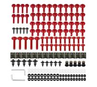 Tornillos para carrocería de motocicleta Para Boulevard M109R M109R2 BOSS M50 M90 M95 Marauder 1600 Kit De Tornillos, Tuercas Y Clips Para Carenado Motocicleta Accesorios(Red)