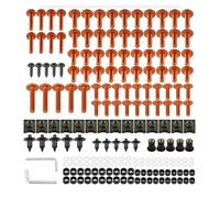 Tornillos para carrocería de motocicleta Para Boulevard M109R M109R2 BOSS M50 M90 M95 Marauder 1600 Kit De Tornillos, Tuercas Y Clips Para Carenado Motocicleta Accesorios(Orange)