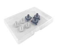 Tornillos para casco de motocicleta, pernos de visera de aluminio, accesorios para casco de motocross, cierres de repuesto con arandelas de goma, kit de accesorios de motocicleta con estuche de