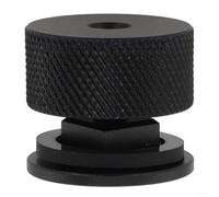 Tornillos para casco de soldadura, sujetadores para tuberías, conectores de aluminio de 10.4 mm para cascos de motocicleta todoterreno, piezas de repuesto anticorrosión, plateado (negro)