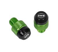 Tornillos para espejo retrovisor de motocicleta Para SWM G05 G01 SwmX3 7 EROE X2 G03F SM500 VMX Accesorios Para Motocicletas CNC Tapones Para Agujeros De Espejo Tornillos Pernos Tapas Cubierta(Green)