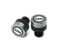 Tornillos para Espejo retrovisor de Motocicleta para SYM CRUISYM GTS 300 300i JOYMAX Z 125 250 300Motocicleta Retrovisor Agujero Enchufe Tornillos Tapas Cubierta CNC Aluminio(B)