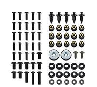 Tornillos Para Honda CBR929RR CBR 929RR CBR929 RR 2000 2001 Kit Completo De Carenado Tornillos Kit De Pernos De Capota Clips De Acero Inoxidable Tuercas (Color : Nero)