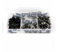Tornillos Para Honda VFR 750 VFR750 1990-1997 1996 1995 1994 1993 1992 1991 Kit De Tornillos De Carenado De Motocicleta Tornillos De Carrocería De Acero Carenado Clips Tuercas ( Color : Titanium )