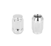 Tornillos para Llantas AleacióN, Tuercas Rueda Cromadas Uso Apto Para Coche,Asiento Cónico Abultado,Cubierta Cabeza Perno Carrera Acero,M14 X 1,5, M12,4/6/16 Piezas(WHITE)