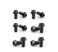 Tornillos para M5 Y M6 para Pastillas De Freno Disco Delanteras Traseras para Surron Light Bee X, Sur-Ron S L1E Segway X160 X260 Motocicleta(Black Set)