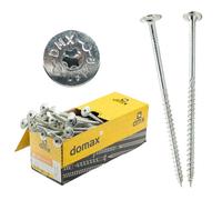 Tornillos para Madera Domax con Cabeza , Galvanizados, Blancos, 8 x 380 mm, 50 pzas