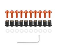 Tornillos para Parabrisas de Motocicleta, 10 Unidades, 20 Unidades, 5 mm, para carenado, Tuerca de Montaje