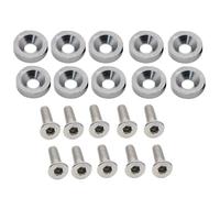 Tornillos Para Registro De Matrículación,Tuercas De Seguridad Para Automóviles | Kit Fijaciones Anti-Robo Para, Tornillos M6 Traseros Para Vehículos Coches Camiones Moto