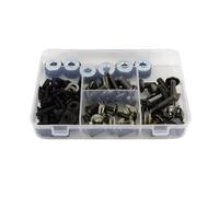 Tornillos Parabrisas Compatible Con Suzuki Para GSXR 1100 GSXR1100 1993-1998 Kit Completo Pernos De Carenado Tornillos Para Carrocería Clips Acero Pernos Cubierta Tuercas Velocidad(Silver)