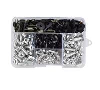 Tornillos Parabrisas Compatible Con Suzuki Para Hayabusa Para GSX1300R Para Katana Para GSX 1300R Para Bandit Para 600 Tornillos Carenado Kit De Tornillos Clips De Tuerca(Silver)